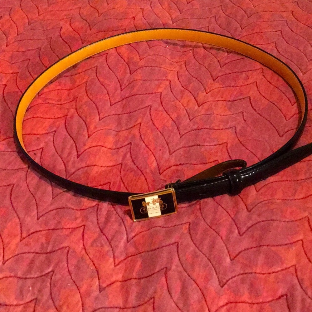 Coach belt